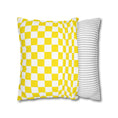 Load image into Gallery viewer, Yellow Checkerboard Pillow Cover