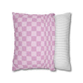 Load image into Gallery viewer, Grape Soda Purple Checkerboard Classroom Pillow Cover | Emotional Rollercoaster