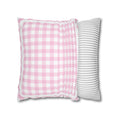 Load image into Gallery viewer, Pink Pastel Gingham Classroom Classroom Pillow Cover | A Year In Pastel