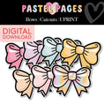 Load image into Gallery viewer, Boho Pastel Bows Printable Bulletin Board Cutouts | Pastel Pages