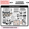 Load image into Gallery viewer, Printable Ultimate Black and White Classroom Management and Organization Bundle