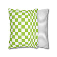 Load image into Gallery viewer, Green Checkerboard Pillow Cover