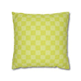 Load image into Gallery viewer, Key Lime Pie Green Checkerboard Classroom Pillow Cover | Emotional Rollercoaster