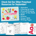 Load image into Gallery viewer, Printable September Bendy Pencil Craft