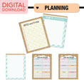 Load image into Gallery viewer, Printable Teacher Planner | A Year In Pastel