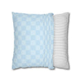 Load image into Gallery viewer, Cotton Candy Blue Checkerboard Classroom Pillow Cover | Emotional Rollercoaster