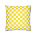 Load image into Gallery viewer, Yellow Checkerboard Pillow Cover