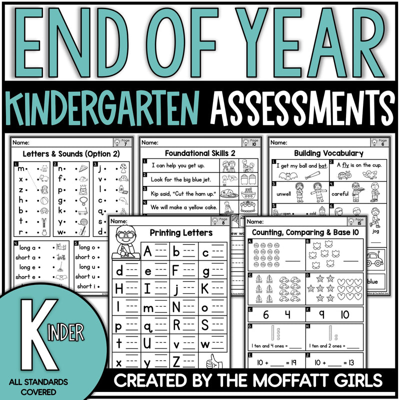 Kindergarten End of the Year Assessment