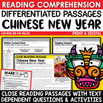 Lunar New Year 2024 Chinese New Year Reading Comprehension Passages & Question