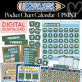 Load image into Gallery viewer, Printable Cozy Pocket Chart Calendar | School in Stars Hollow