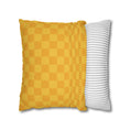 Load image into Gallery viewer, Orange Crush Checkerboard Classroom Pillow Cover | Emotional Rollercoaster