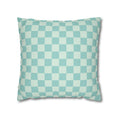 Load image into Gallery viewer, Ocean Spray Blue Checkerboard Classroom Pillow Cover | Emotional Rollercoaster