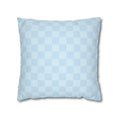 Load image into Gallery viewer, Cotton Candy Blue Checkerboard Classroom Pillow Cover | Emotional Rollercoaster