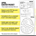 Load image into Gallery viewer, Printable April Easter Activities Pack