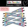 Load image into Gallery viewer, Printable Retro Inspirational Pennants | 90s Teacher