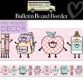 Load image into Gallery viewer, Back To School Friends Bulletin Board Border | A Year In Pastel