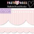 Load image into Gallery viewer, Sincerely Yours Pastel Pink Notebook Paper Bulletin Board Border | Pastel Pages