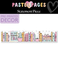 Load image into Gallery viewer, Boho Pastel Bookshelf Statement Piece | Pastel Pages