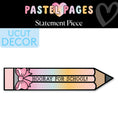 Load image into Gallery viewer, Boho Pastel Pencil Statement Piece | Pastel Pages