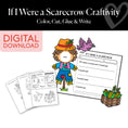 Load image into Gallery viewer, Printable If I Were a Scarecrow Craftivity