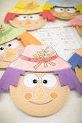 Load image into Gallery viewer, Printable Paper Plate Scarecrow Craft