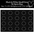 Load image into Gallery viewer, Black and White Sit Spots Classroom Rug by Schoolgirl Style