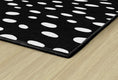 Load image into Gallery viewer, Black and White Spotty Classroom Rug by Schoolgirl Style