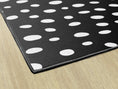 Load image into Gallery viewer, Black and White Spotty Classroom Rug by Schoolgirl Style