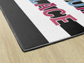 Load image into Gallery viewer, This Is Our Happy Place Tropical Stripe Classroom Rug by Schoolgirl Style