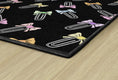 Load image into Gallery viewer, Pastel Bow Paperclips Classroom Rug