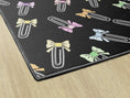 Load image into Gallery viewer, Pastel Bow Paperclips Classroom Rug