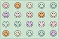 Load image into Gallery viewer, Smiley Faces on Mint Sit Spots Classroom Rug by Schoolgirl Style