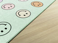Load image into Gallery viewer, Smiley Faces on Mint Sit Spots Classroom Rug by Schoolgirl Style