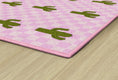 Load image into Gallery viewer, Light Pink Cactus Sit Spots Classroom Rug by Schoolgirl Style