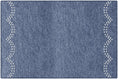 Load image into Gallery viewer, Denim Scallop Classroom Rug by Schoolgirl Style