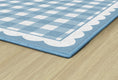 Load image into Gallery viewer, Blue Gingham Classroom Rug by Schoolgirl Style