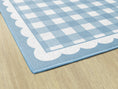 Load image into Gallery viewer, Blue Gingham Classroom Rug by Schoolgirl Style
