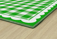 Load image into Gallery viewer, Green Gingham Classroom Rug by Schoolgirl Style