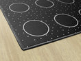 Load image into Gallery viewer, Black and White Sit Spots Classroom Rug by Schoolgirl Style
