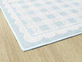 Load image into Gallery viewer, Light Blue Gingham Classroom Rug by Schoolgirl Style