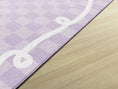 Load image into Gallery viewer, Bow Border in Lavender Classroom Rug by Schoolgirl Style