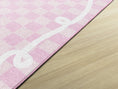 Load image into Gallery viewer, Bow Border in Pink Classroom Rug by Schoolgirl Style