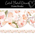 Load image into Gallery viewer, Coral Floral Dream Bulletin Board Border