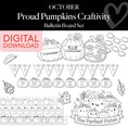 Load image into Gallery viewer, Printable October Proud Pumpkins Craftivity Bulletin Board Set