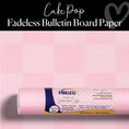 Load image into Gallery viewer, Pink Checkerboard Fadeless Bulletin Board Paper