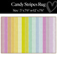 Load image into Gallery viewer, Candy Stripes Classroom Rug by Schoolgirl Style