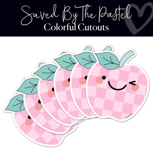 Saved By The Pastel Apple Checkered Cutouts