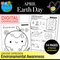 Load image into Gallery viewer, Printable April Earth Day Activities Pack