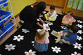 Load image into Gallery viewer, Daisies Sit Spots Classroom Rug by Schoolgirl Style
