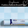 Daydream | Blue and Light Blue Checkerboard | Bulletin Board Paper | Schoolgirl Style